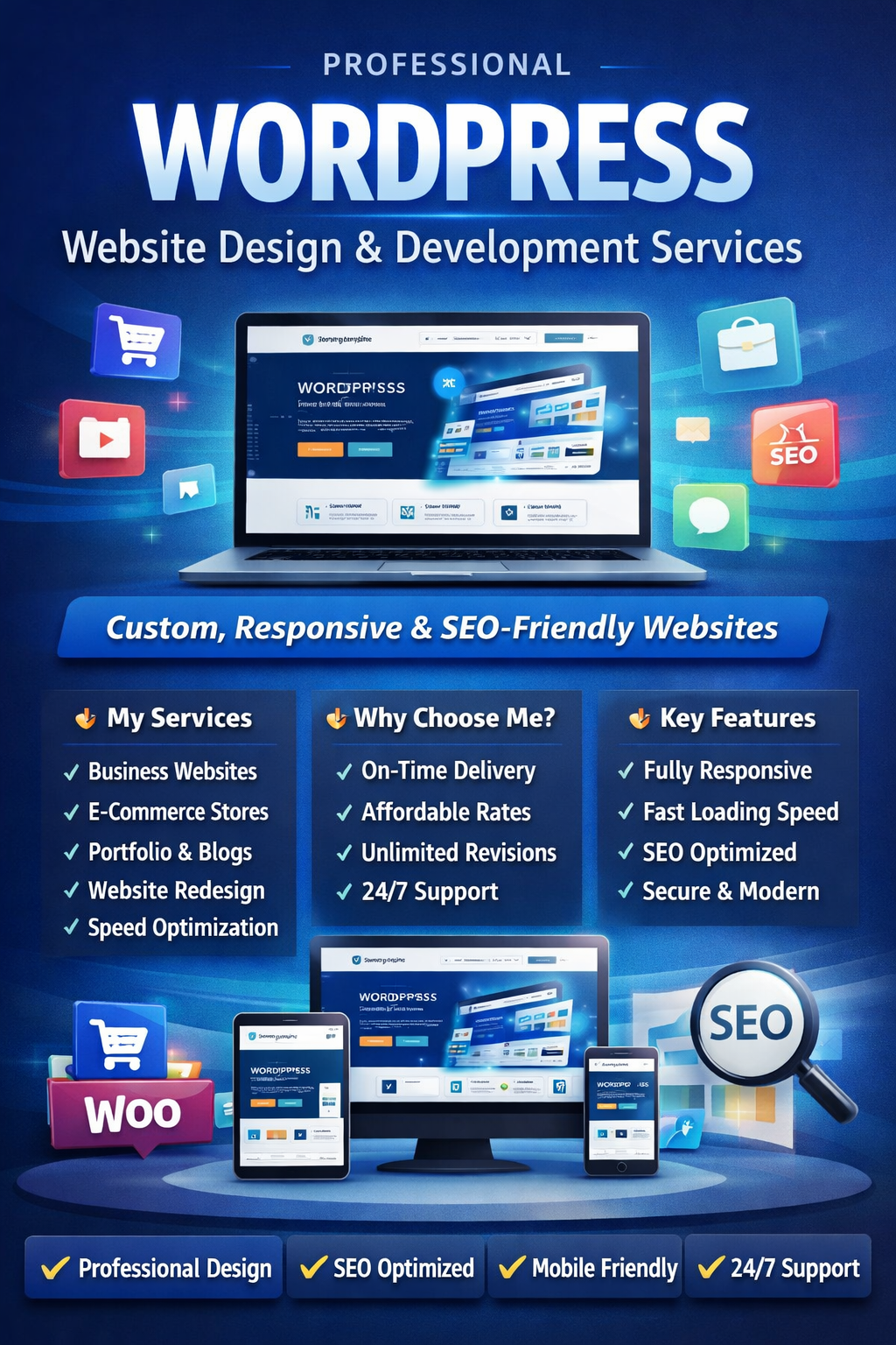  Complete WordPress Solutions – Design, Develop & Optimize