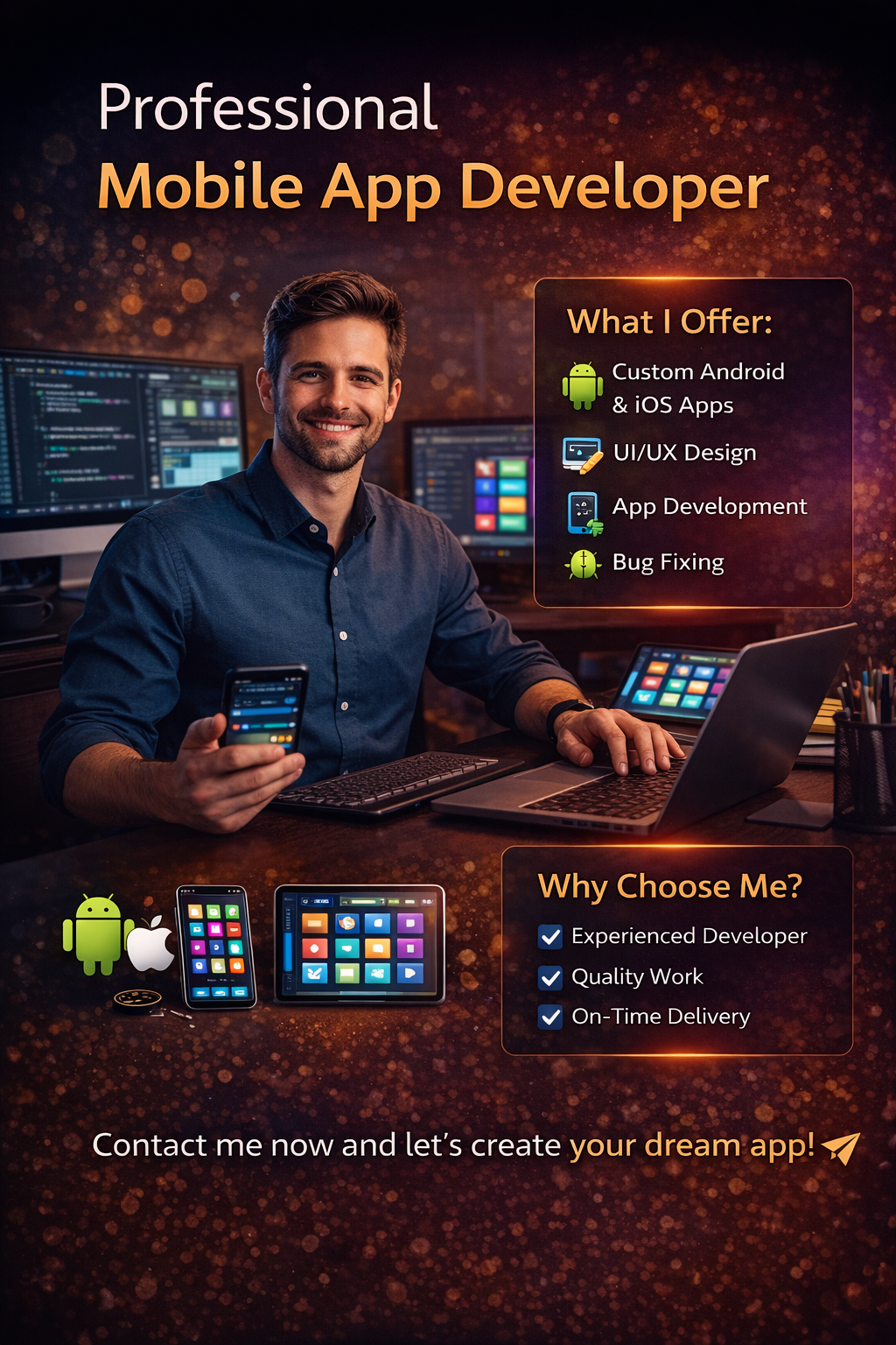 I Will Design and Develop a Modern Mobile App for Your Business